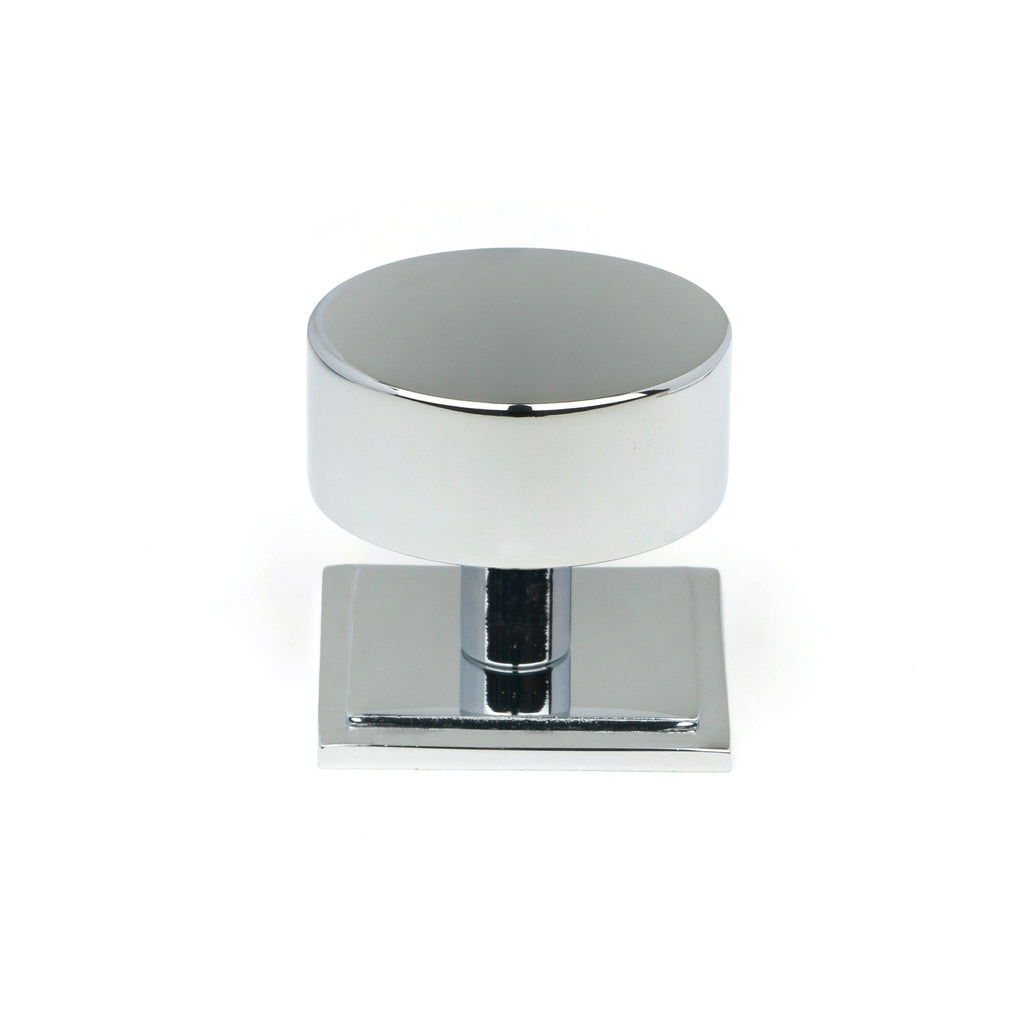 Polished Chrome Kelso Cabinet Knob - 38mm (Square) | From The Anvil-Cabinet Knobs-Yester Home