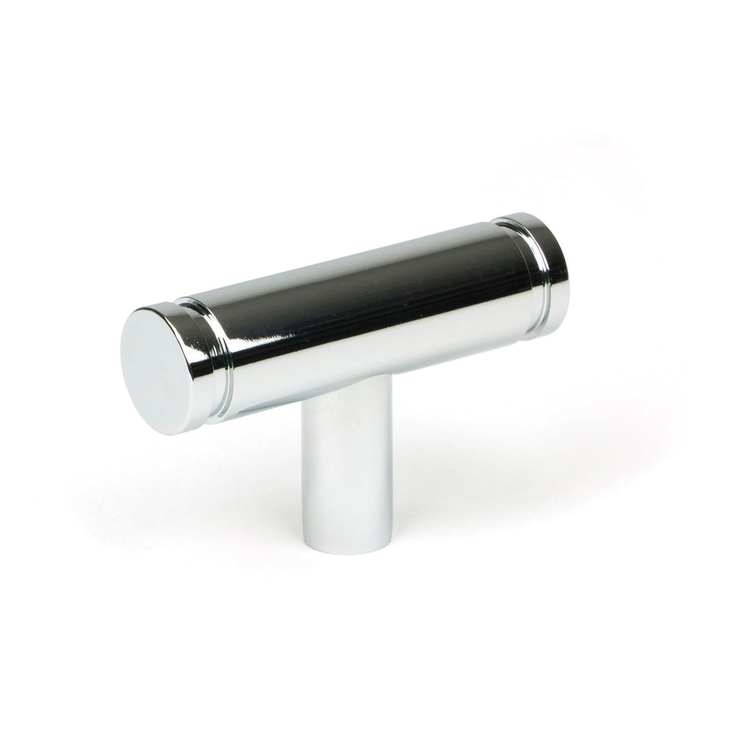 Polished Chrome Kelso T-Bar | From The Anvil-Cabinet Knobs-Yester Home