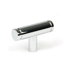 Polished Chrome Kelso T-Bar | From The Anvil-Cabinet Knobs-Yester Home
