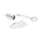Polished Chrome Key-Flush Sash Stop | From The Anvil-Sash Stops-Yester Home