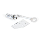 Polished Chrome Key-Flush Sash Stop | From The Anvil-Sash Stops-Yester Home