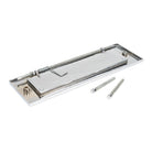 Polished Chrome Large Letter Plate | From The Anvil - Letter Plates - From The Anvil - Yester Home