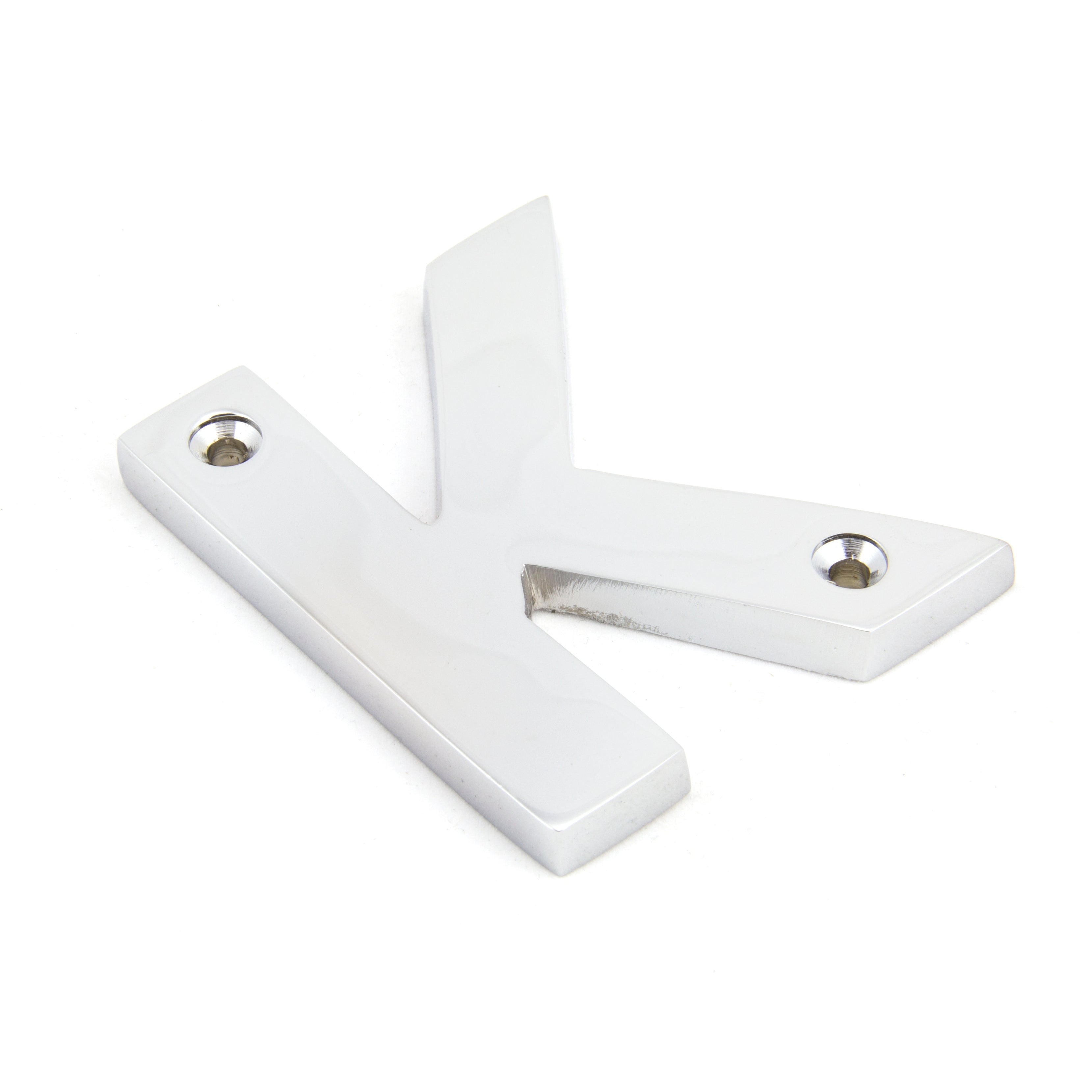 Polished Chrome Letter K | From The Anvil-Letters-Yester Home