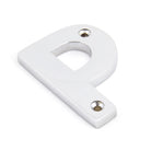 Polished Chrome Letter P | From The Anvil - Letters - From The Anvil - Yester Home