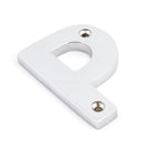 Polished Chrome Letter P | From The Anvil-Letters-Yester Home