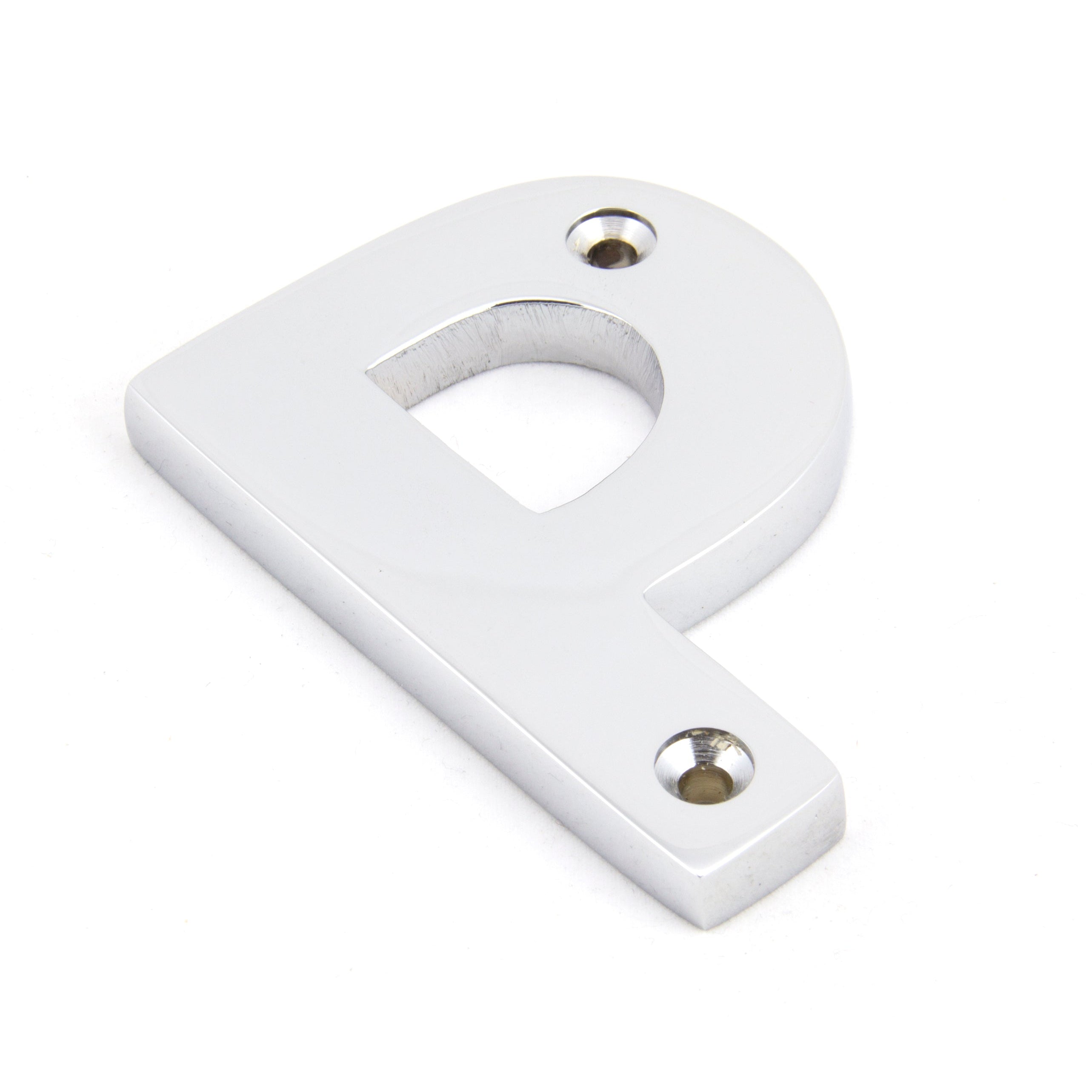 Polished Chrome Letter P | From The Anvil-Letters-Yester Home