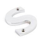 Polished Chrome Letter S | From The Anvil - Letters - From The Anvil - Yester Home
