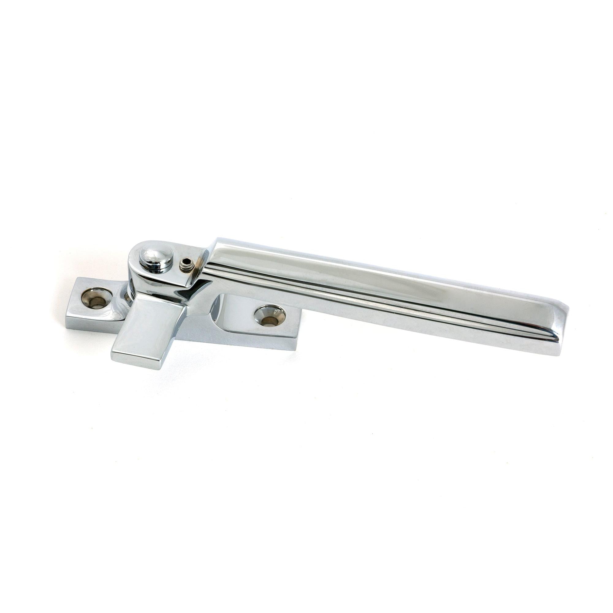 Polished Chrome Locking Art Deco Fastener - RH - Locking Fasteners - From The Anvil - Yester Home