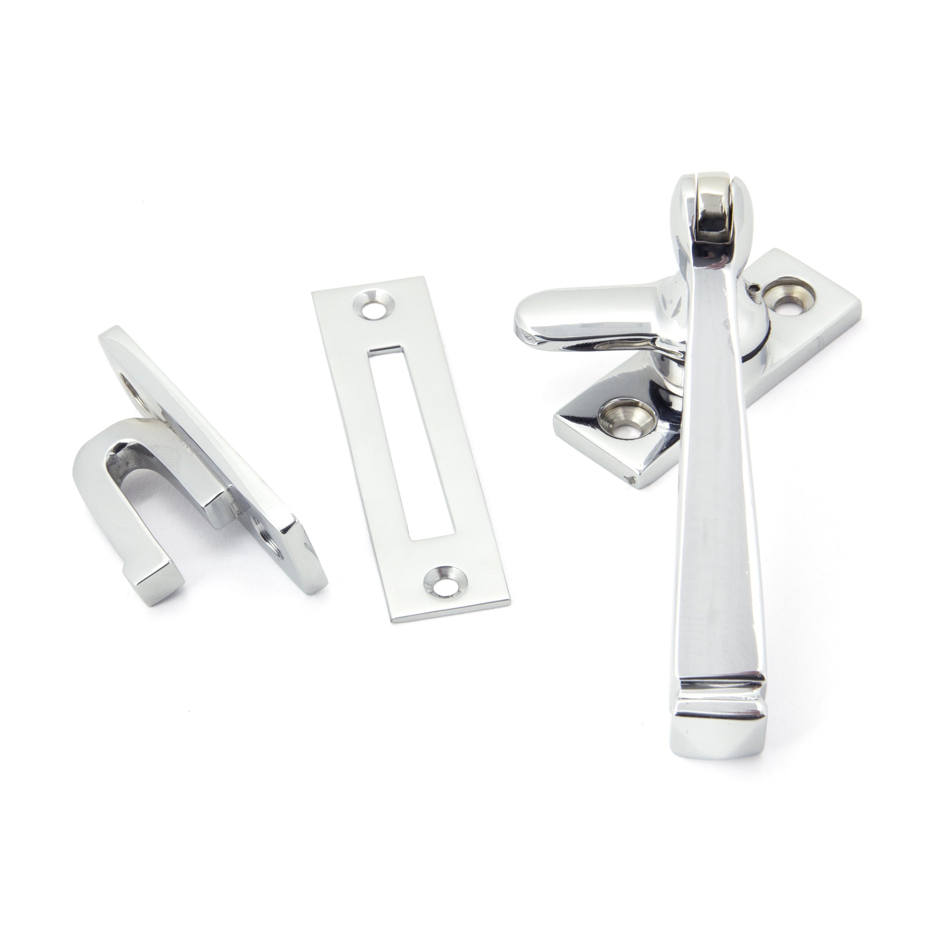 Polished Chrome Locking Avon Fastener | From The Anvil-Locking Fasteners-Yester Home