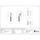 Polished Chrome Locking Brompton Fastener – LH - Locking Fasteners - From The Anvil - Yester Home