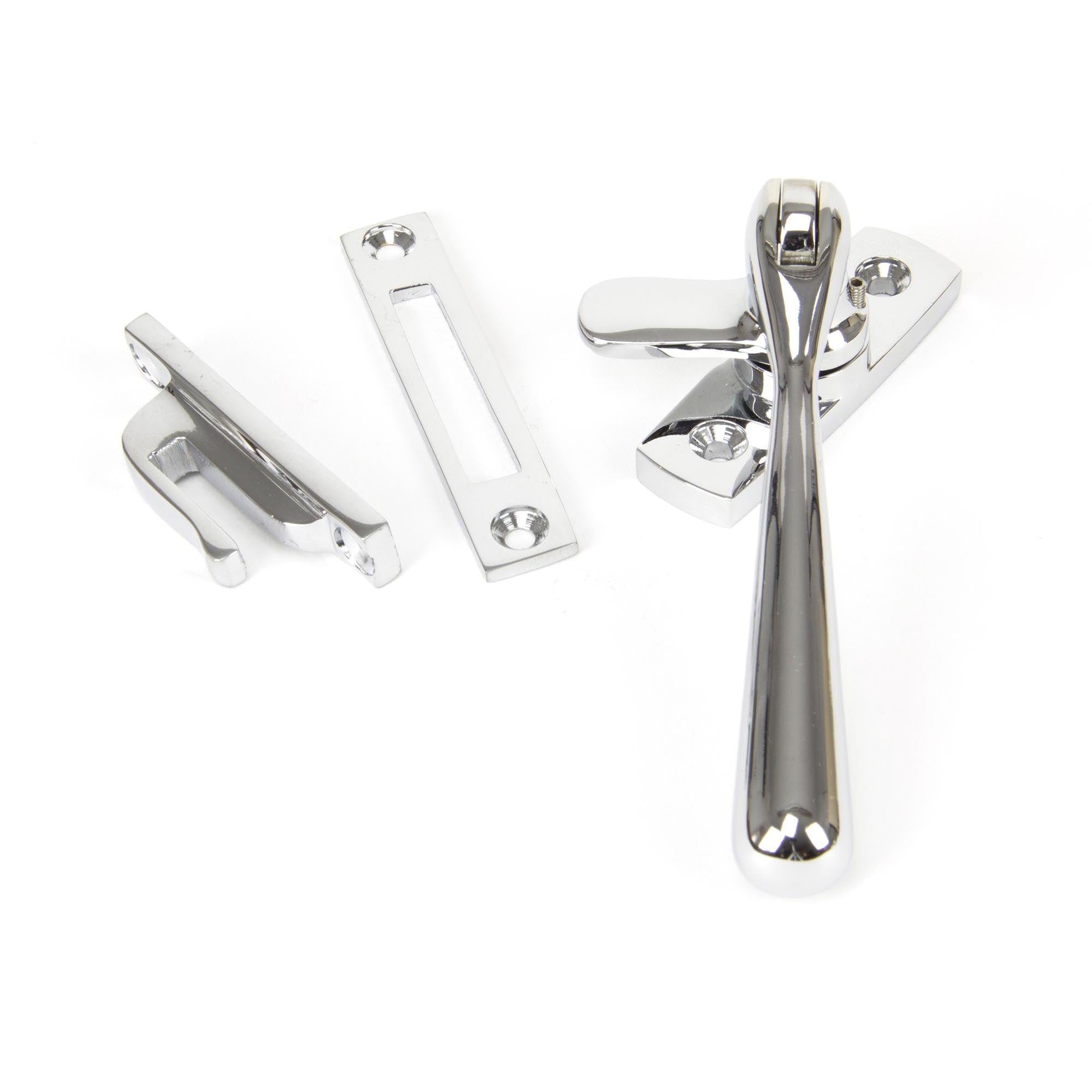 Polished Chrome Locking Newbury Fastener | From The Anvil - Locking Fasteners - From The Anvil - Yester Home