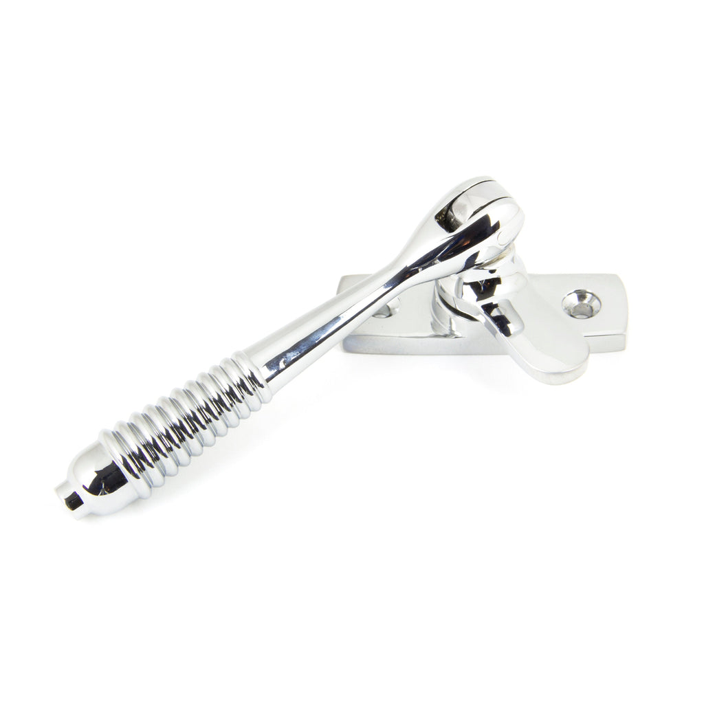 Polished Chrome Locking Reeded Fastener | From The Anvil-Locking Fasteners-Yester Home