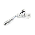 Polished Chrome Locking Reeded Fastener | From The Anvil - Locking Fasteners - From The Anvil - Yester Home