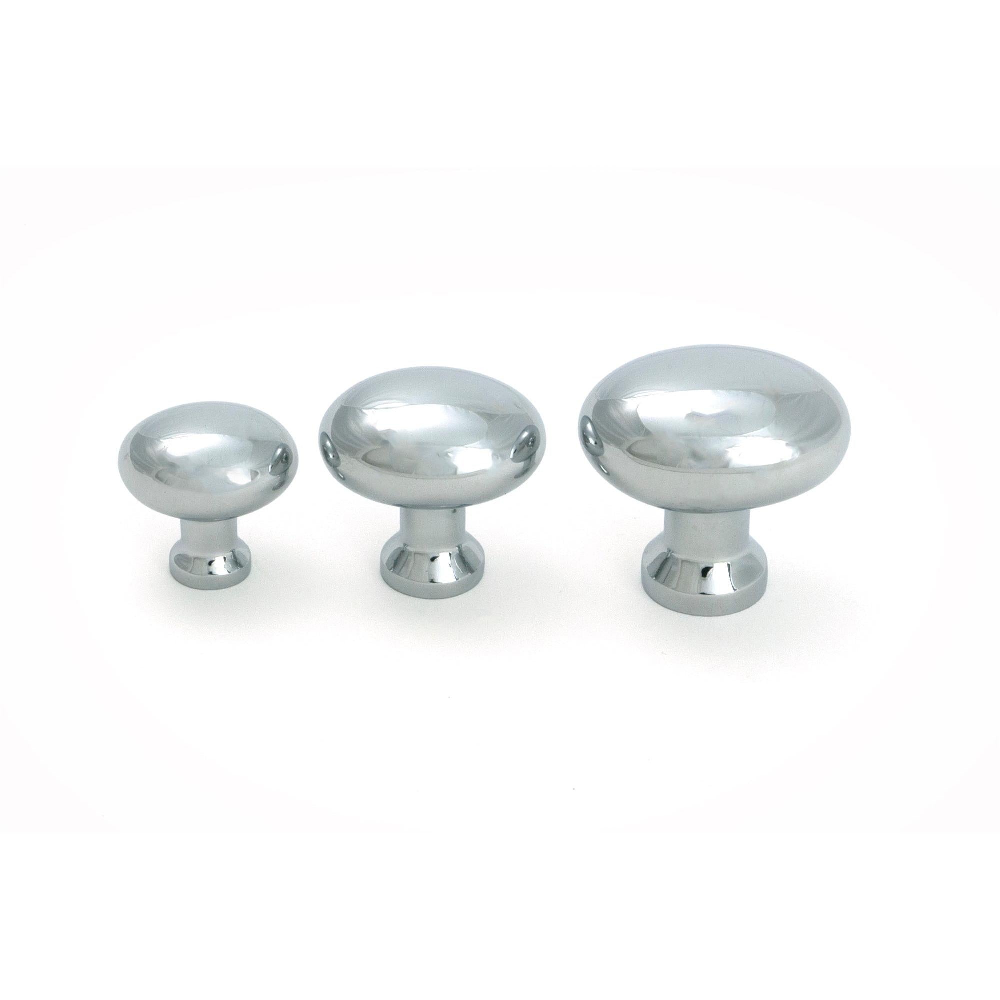 Polished Chrome Moore Cabinet Knob - 25mm - Cabinet Knobs - From The Anvil - Yester Home