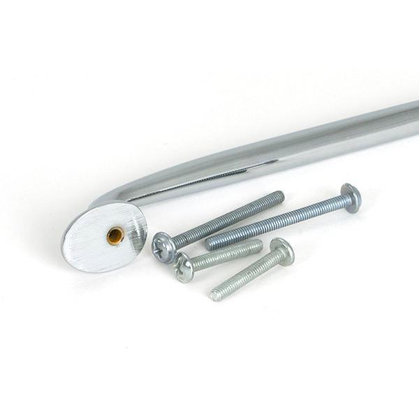 Polished Chrome Moore Pull Handle - Large - Pull Handles - From The Anvil - Yester Home