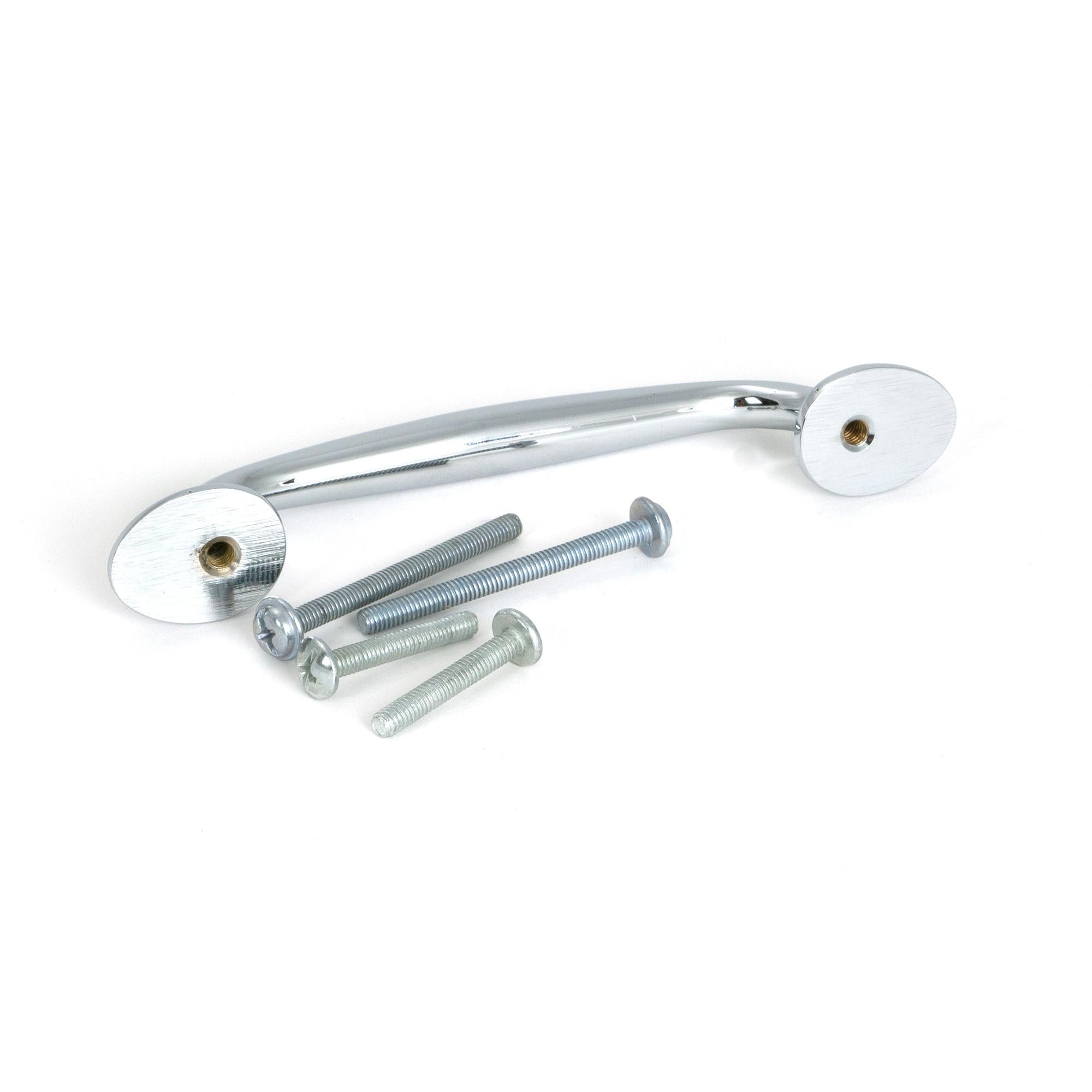 Polished Chrome Moore Pull Handle - Small - Pull Handles - From The Anvil - Yester Home