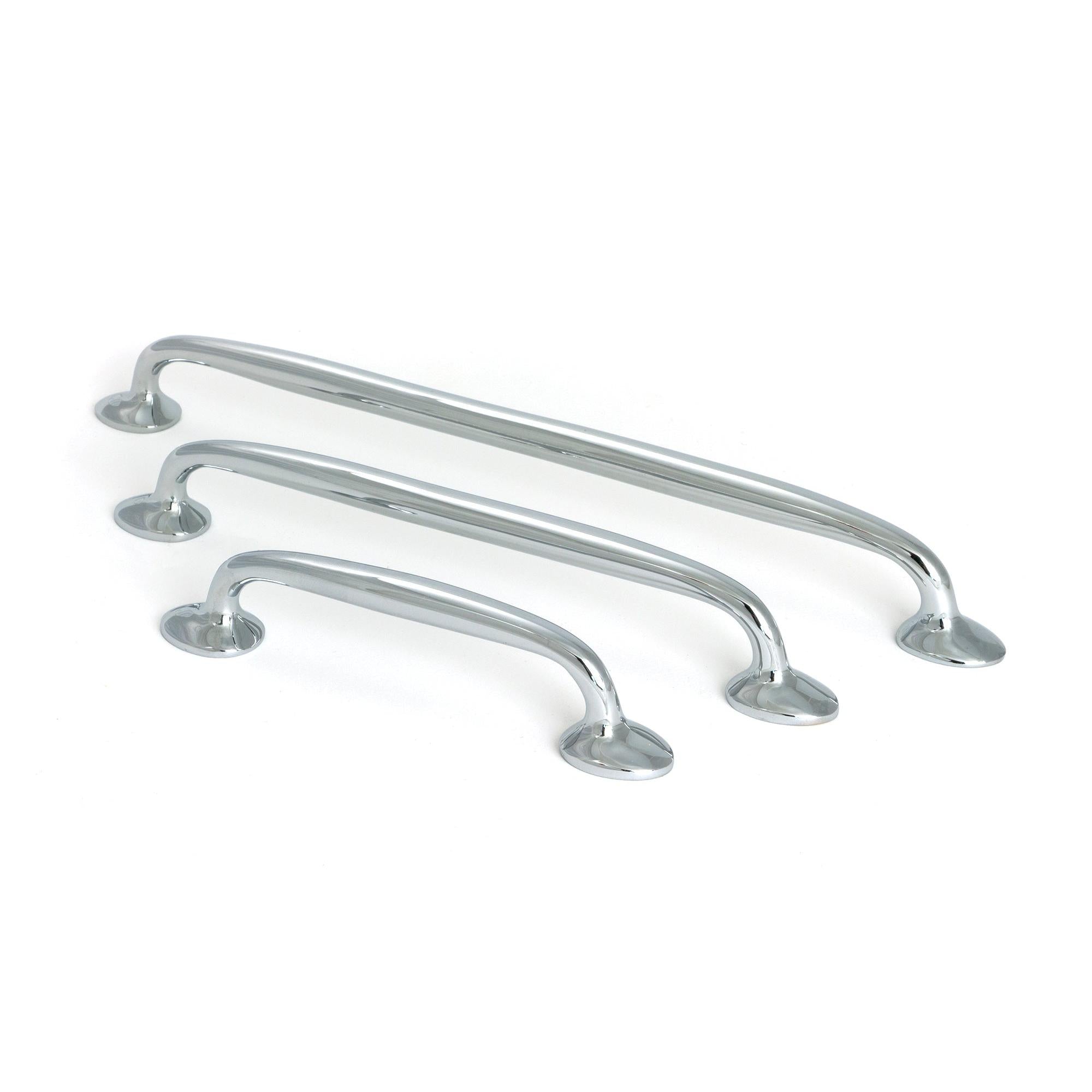 Polished Chrome Moore Pull Handle - Small - Pull Handles - From The Anvil - Yester Home