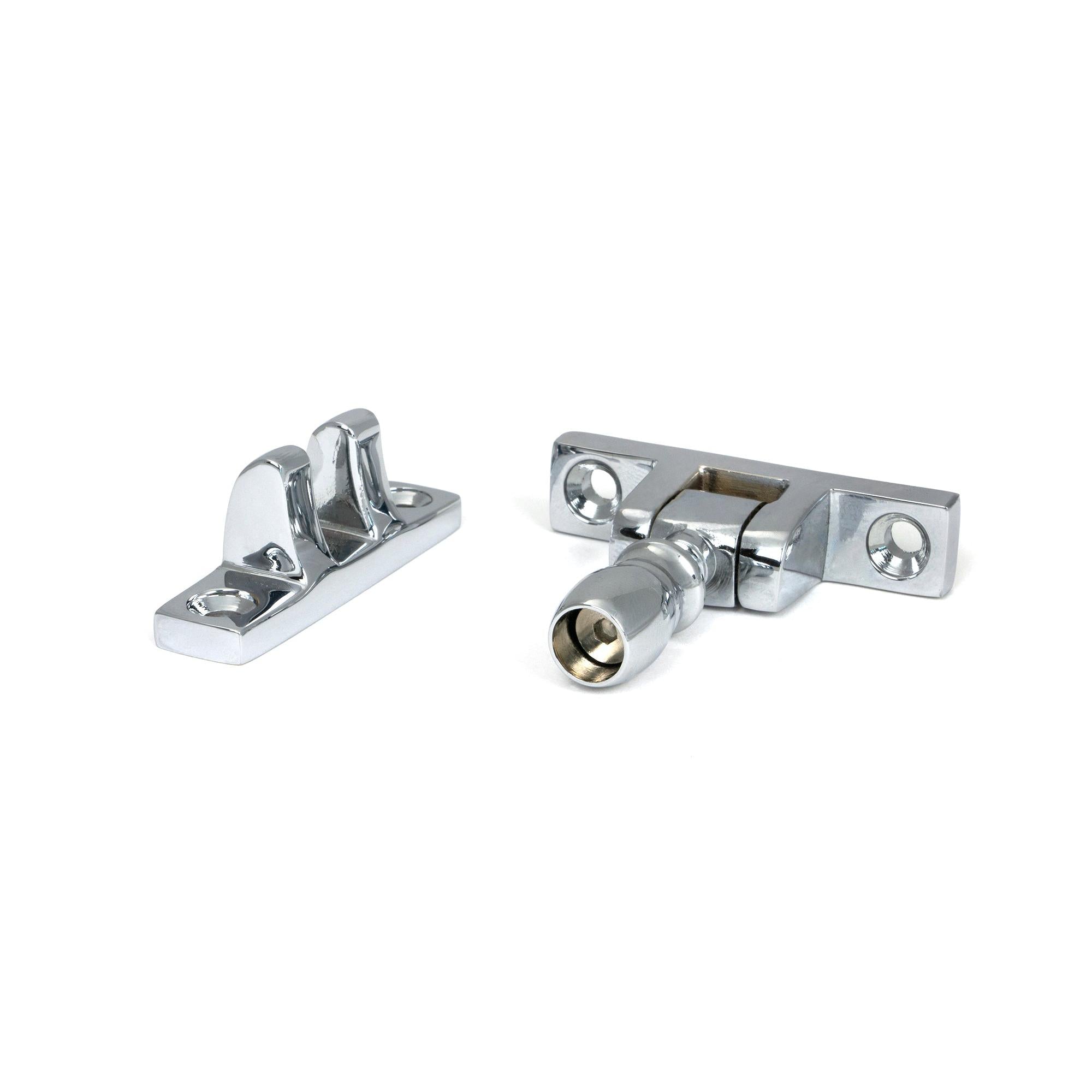 Polished Chrome Mushroom Brighton Fastener - Narrow (Square) | From The Anvil - Brighton Fasteners - From The Anvil - Yester Home