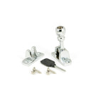 Polished Chrome Mushroom Brighton Fastener (Radiused) | From The Anvil-Fasteners-Yester Home