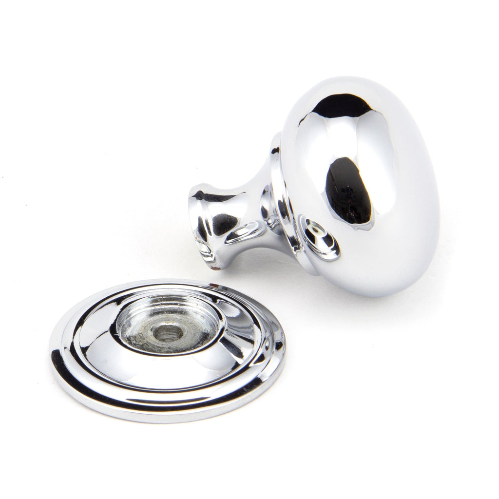 Polished Chrome Mushroom Cabinet Knob 32mm | From The Anvil