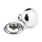 Polished Chrome Mushroom Cabinet Knob 38mm | From The Anvil-Cabinet Knobs-Yester Home