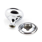 Polished Chrome Mushroom Cabinet Knob 38mm | From The Anvil-Cabinet Knobs-Yester Home