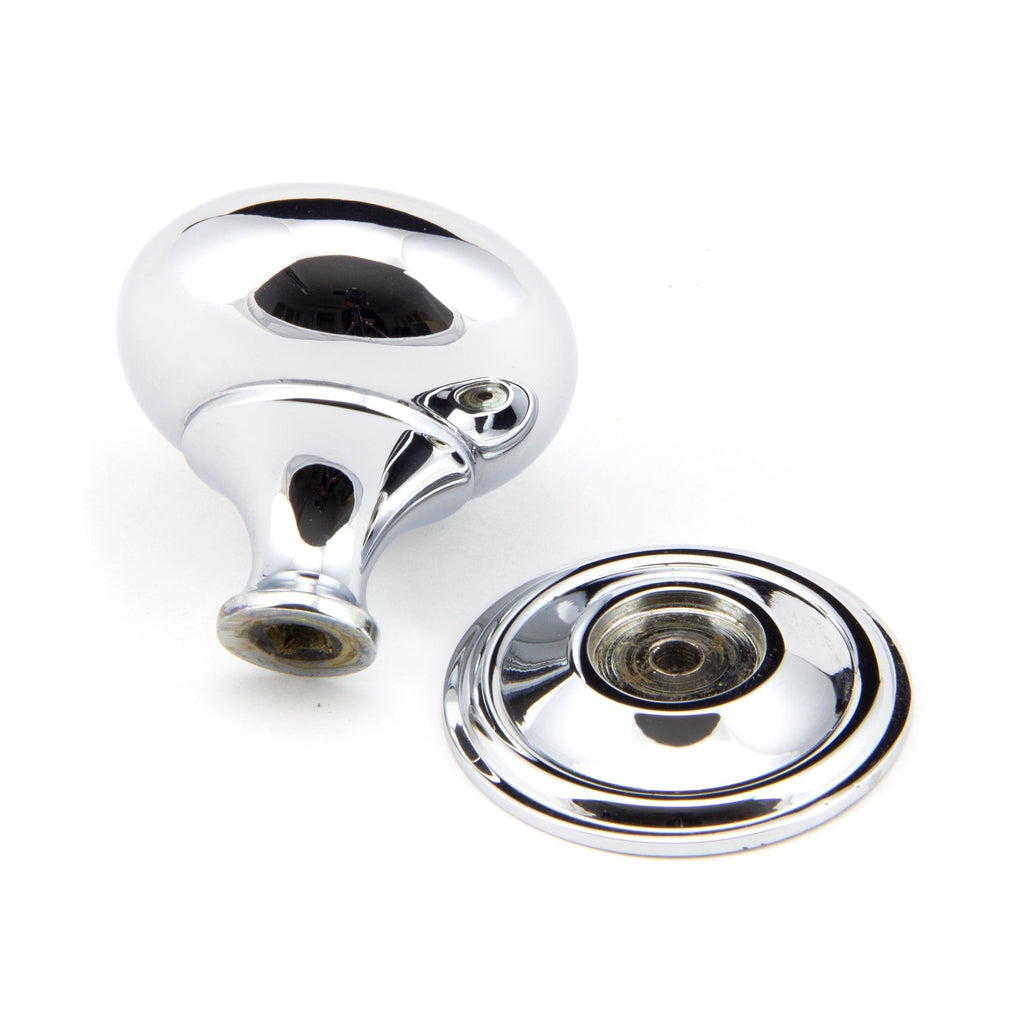 Polished Chrome Mushroom Cabinet Knob 38mm | From The Anvil