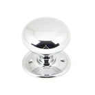 Polished Chrome Mushroom Mortice/Rim Knob Set | From The Anvil-Mortice Knobs-Yester Home