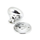 Polished Chrome Mushroom Mortice/Rim Knob Set | From The Anvil-Mortice Knobs-Yester Home