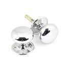 Polished Chrome Mushroom Mortice/Rim Knob Set | From The Anvil - Mortice Knobs - From The Anvil - Yester Home