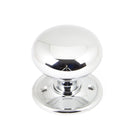 Polished Chrome Mushroom Mortice/Rim Knob Set | From The Anvil - Mortice Knobs - From The Anvil - Yester Home