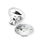Polished Chrome Mushroom Mortice/Rim Knob Set | From The Anvil - Mortice Knobs - From The Anvil - Yester Home