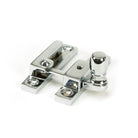 Polished Chrome Mushroom Quadrant Fastener - Narrow | From The Anvil-Quadrant Fasteners-Yester Home