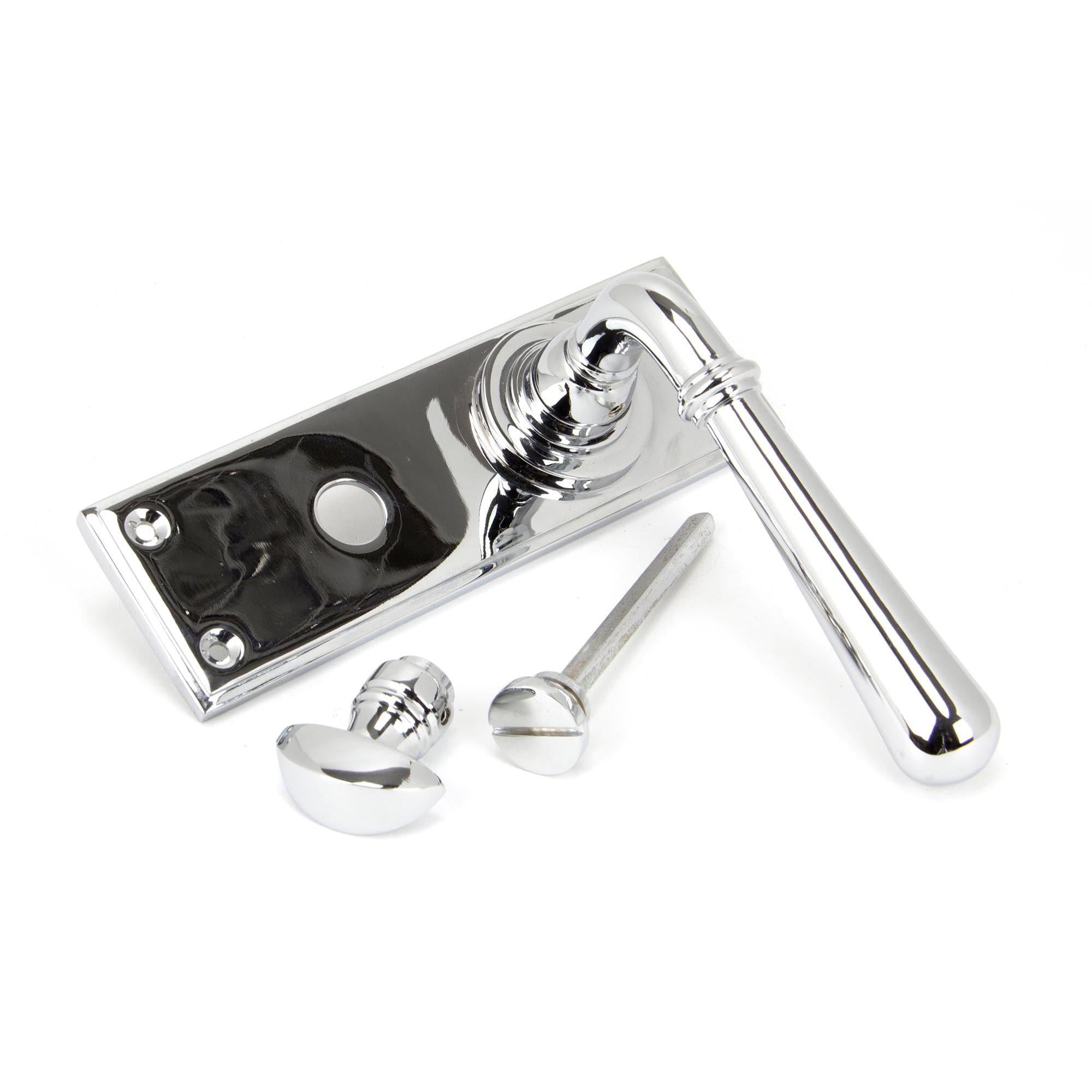 Polished Chrome Newbury Lever Bathroom Set | From The Anvil - Lever Bathroom - From The Anvil - Yester Home