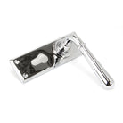 Polished Chrome Newbury Lever Euro Lock Set | From The Anvil-Lever Euro-Yester Home