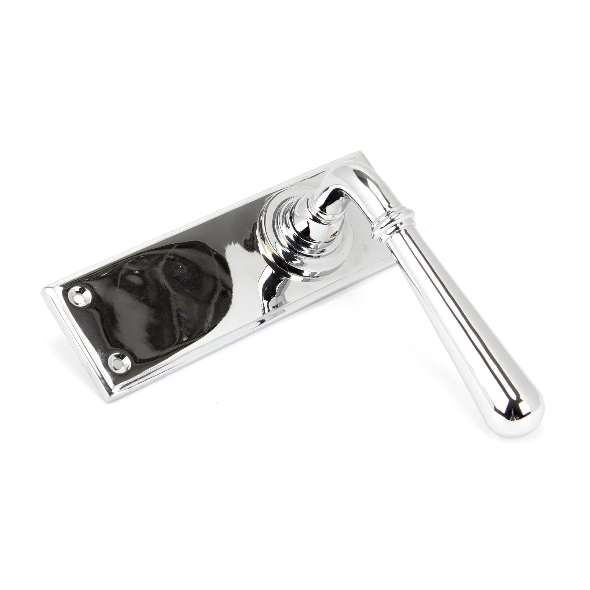 Polished Chrome Newbury Lever Latch Set | From The Anvil - Lever Latch - From The Anvil - Yester Home