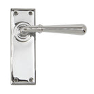 Polished Chrome Newbury Lever Latch Set | From The Anvil-Lever Latch-Yester Home