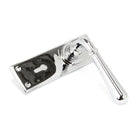 Polished Chrome Newbury Lever Lock Set | From The Anvil-Lever Lock-Yester Home