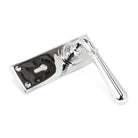 Polished Chrome Newbury Lever Lock Set | From The Anvil - Lever Lock - From The Anvil - Yester Home