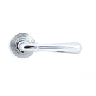 Polished Chrome Newbury Lever on Rose Set (Beehive) | From The Anvil - Concealed - From The Anvil - Yester Home