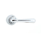 Polished Chrome Newbury Lever on Rose Set (Plain) | From The Anvil-Concealed-Yester Home