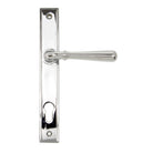 Polished Chrome Newbury Slimline Lever Espag. Lock Set | From The Anvil - Espagnolette - From The Anvil - Yester Home