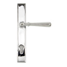 Polished Chrome Newbury Slimline Lever Espag. Lock Set | From The Anvil-Espagnolette-Yester Home
