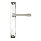 Polished Chrome Newbury Slimline Lever Latch Set | From The Anvil - Espagnolette - From The Anvil - Yester Home
