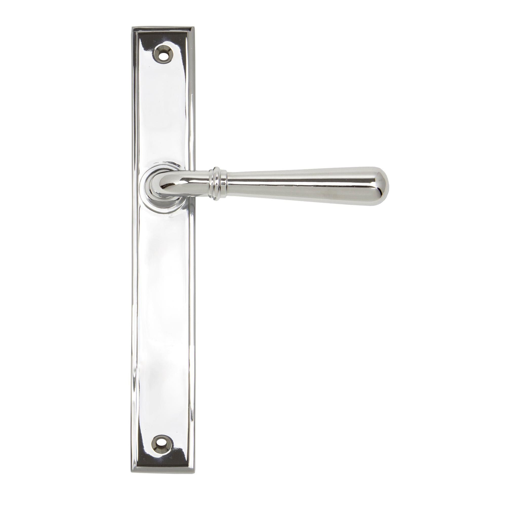 Polished Chrome Newbury Slimline Lever Latch Set | From The Anvil - Espagnolette - From The Anvil - Yester Home