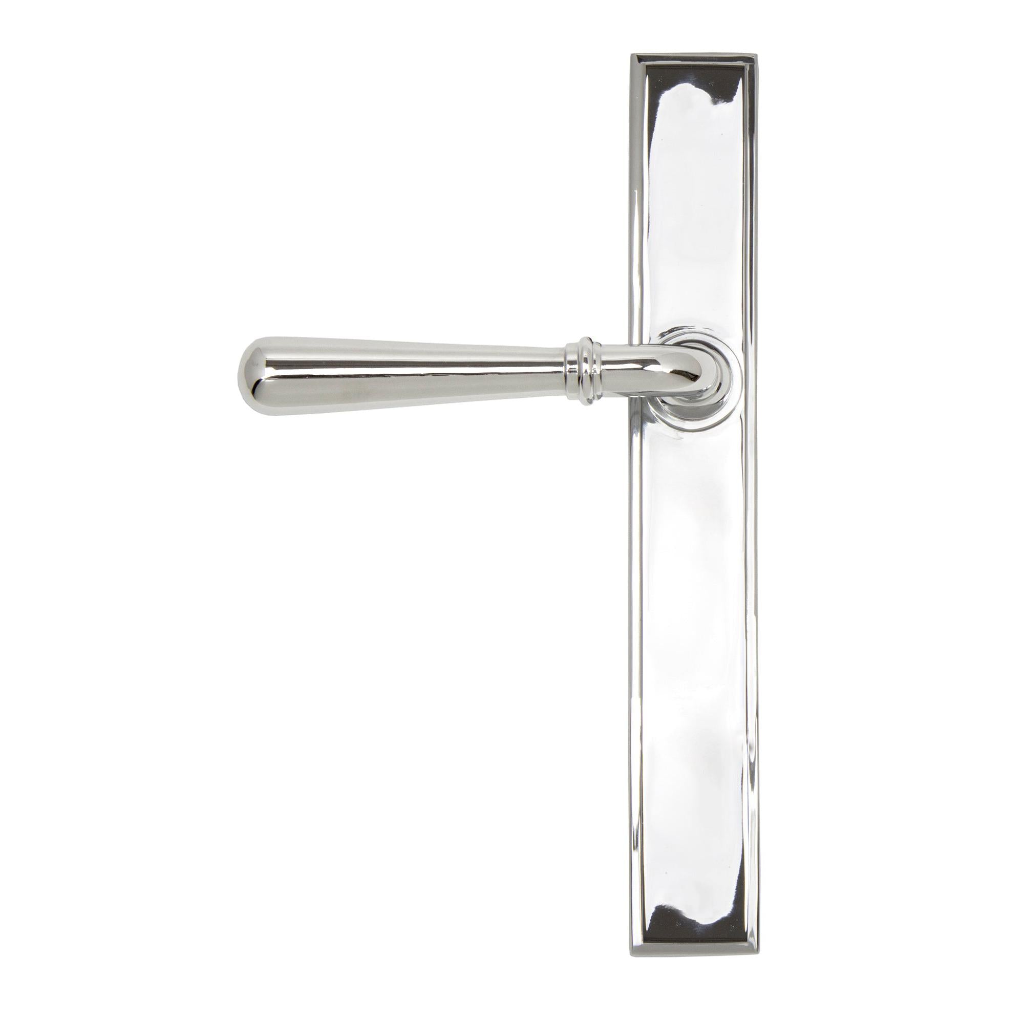 Polished Chrome Newbury Slimline Lever Latch Set | From The Anvil - Espagnolette - From The Anvil - Yester Home