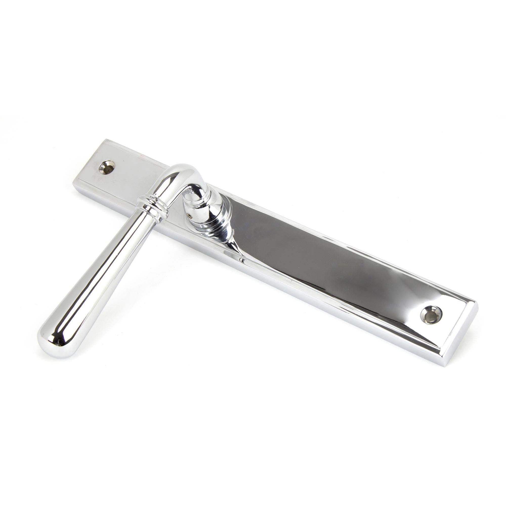 Polished Chrome Newbury Slimline Lever Latch Set | From The Anvil - Espagnolette - From The Anvil - Yester Home