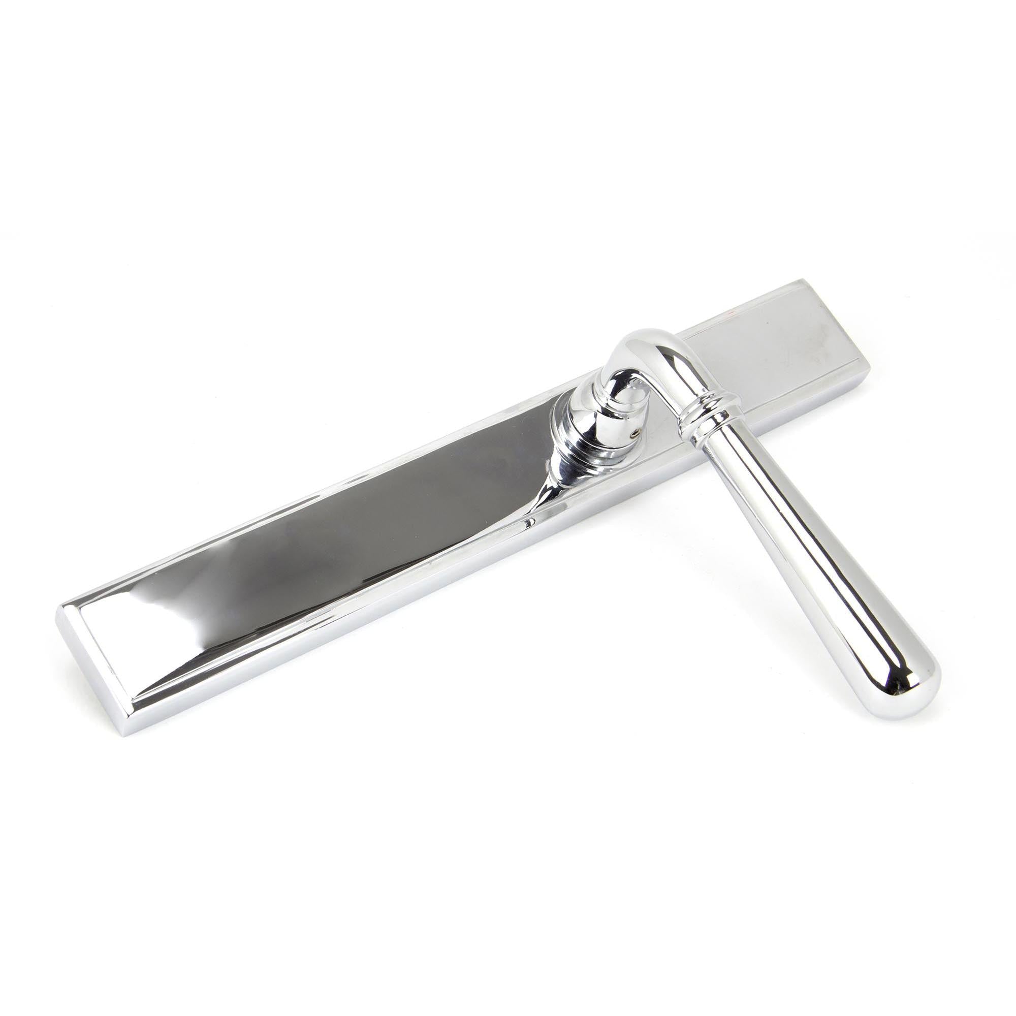 Polished Chrome Newbury Slimline Lever Latch Set | From The Anvil - Espagnolette - From The Anvil - Yester Home