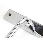 Polished Chrome Newbury Slimline Lever Latch Set | From The Anvil - Espagnolette - From The Anvil - Yester Home