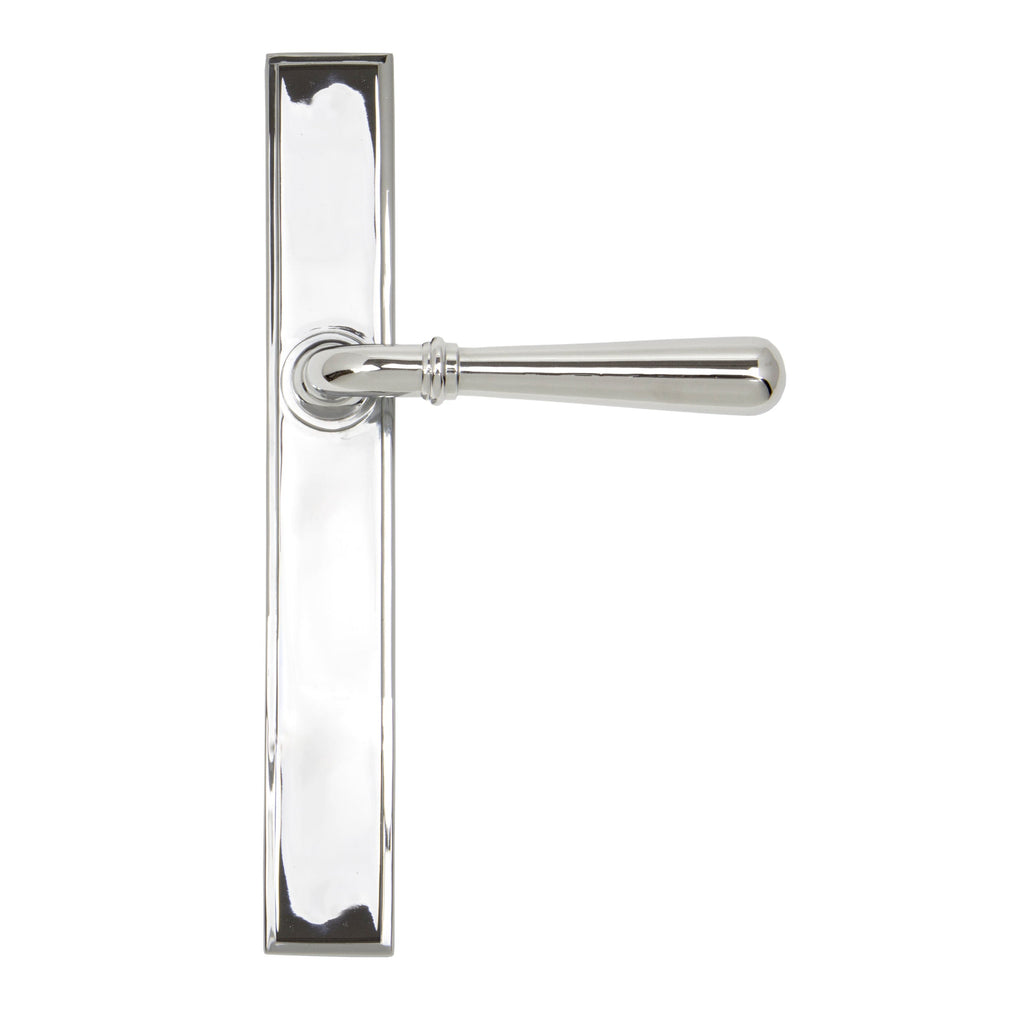 Polished Chrome Newbury Slimline Lever Latch Set | From The Anvil-Espagnolette-Yester Home